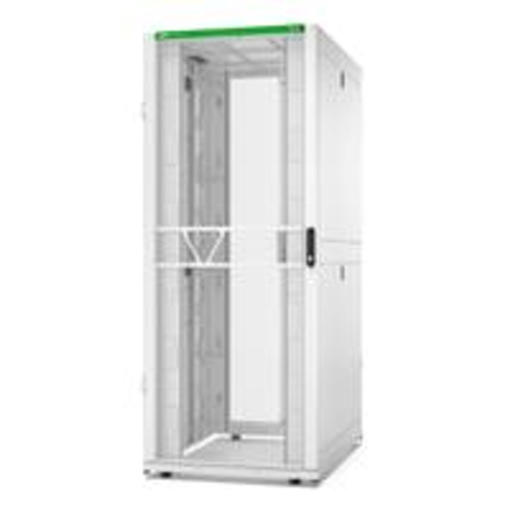 APC NetShelter SX Gen 2 - Schrank Netzwerkschrank - 1991 (H) x 800 (B) x 1200 (T) mm, mit Seiten - bodenstehend - weiß - 42HE - 48.3 cm (19")