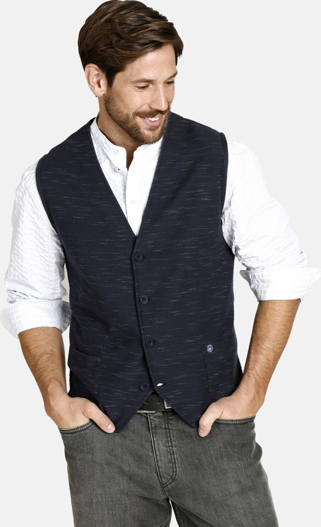 Jan Vanderstorm Sweatweste AHLMANN Herren 1660 dunkelblau 60/62