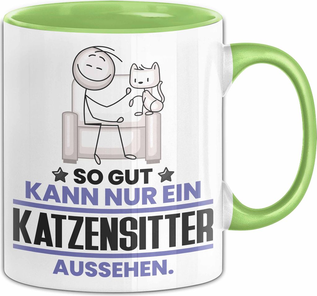 Katzensitter Geschenk Tasse So Gut Kann Nur Ein Produktbild 