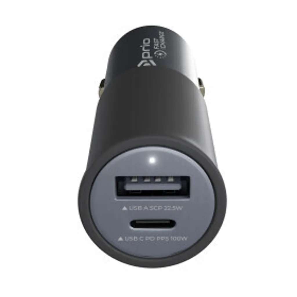 Caricabatterie Auto Prio 100W Sicuro - PD & QC 3.0 per Famiglie