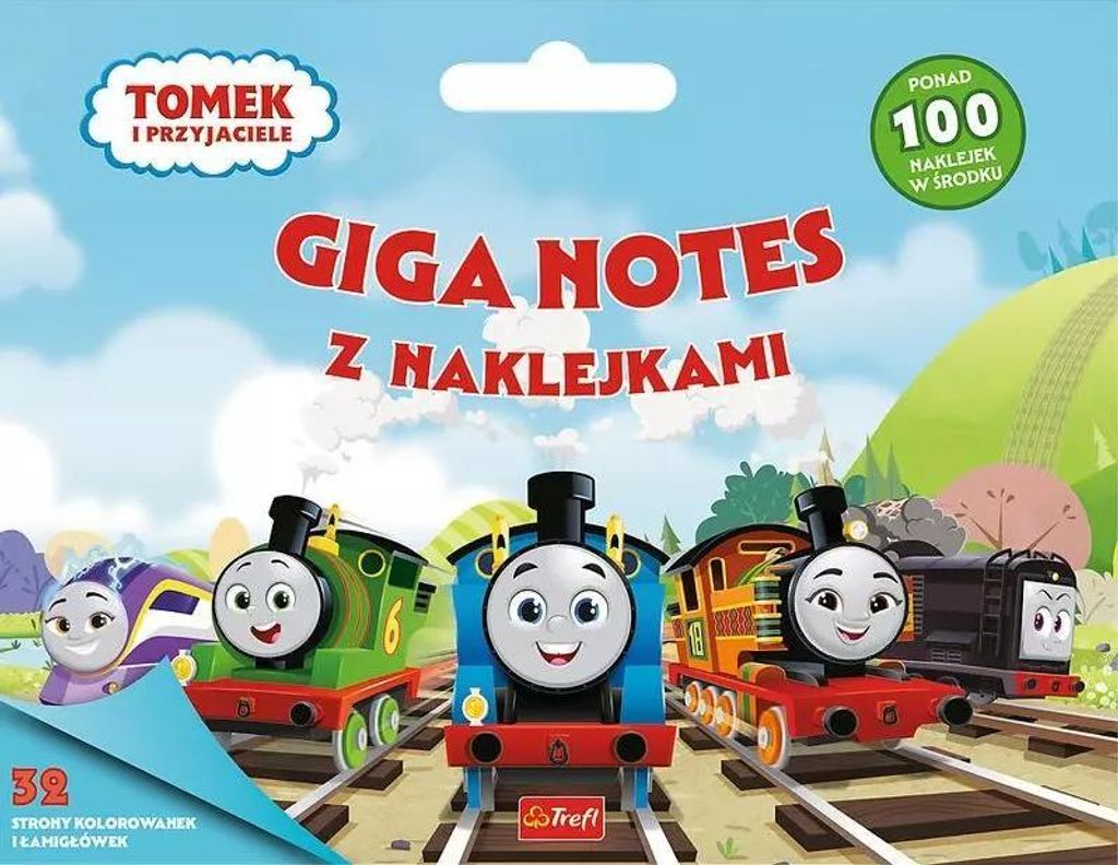 Tomek i Przyjaciele. Giga Notes z Naklejkami dla dzieci