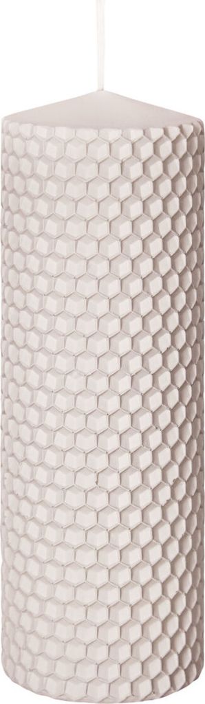 Kerze Bienenwabe Babyrosa 150 x Ø 50 mm