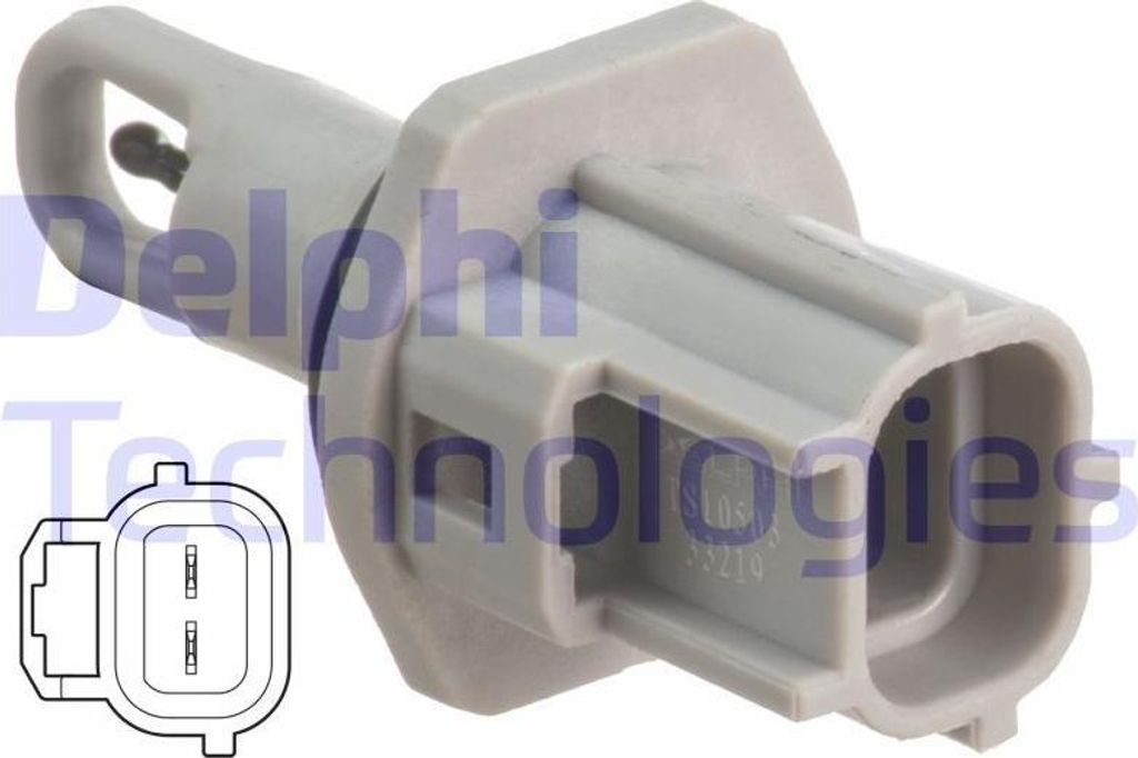 DELPHI Ansauglufttemperatursensor TS10503 oben für FORD Produktbild 