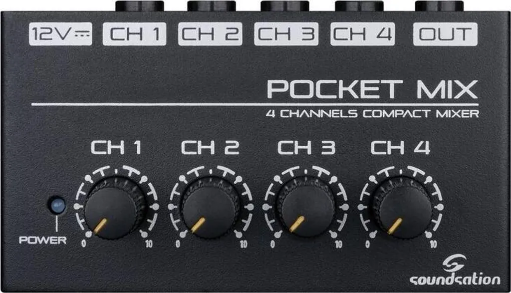 Mixer Audio Pocket Mix Soundsation: Soluzione Compatta per Content Creator