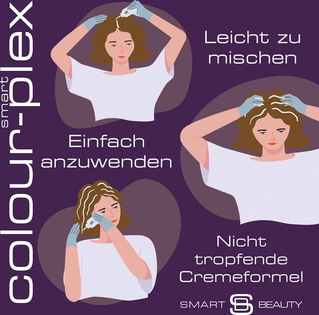 Smart Beauty Amethyst Lila permanentes Haarfärbemittel mit Produktbild 6