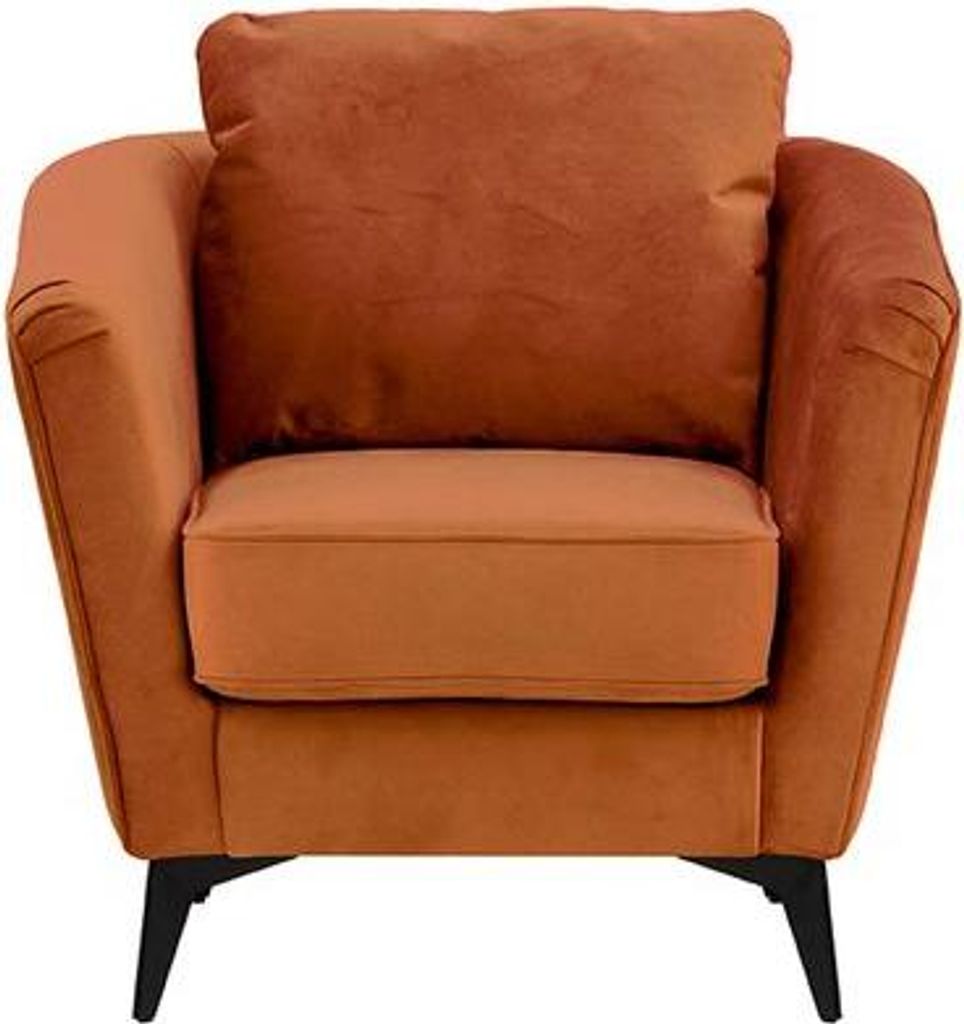 Dekorativer Sessel Mary aus medizinischem Schaumstoff-Velluto 33-matte black