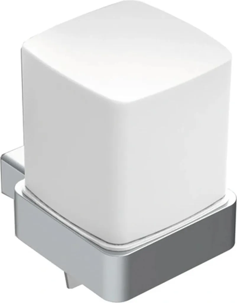 Emco Loft Dispenser Sapone a Parete - Cromato e Vetro Satinato 155ml