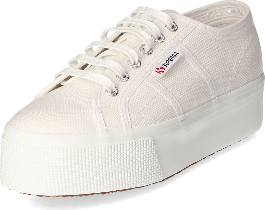 Superga 2790 Cotu Frauen Schnürung Segeltuch Plattform Produktbild 16