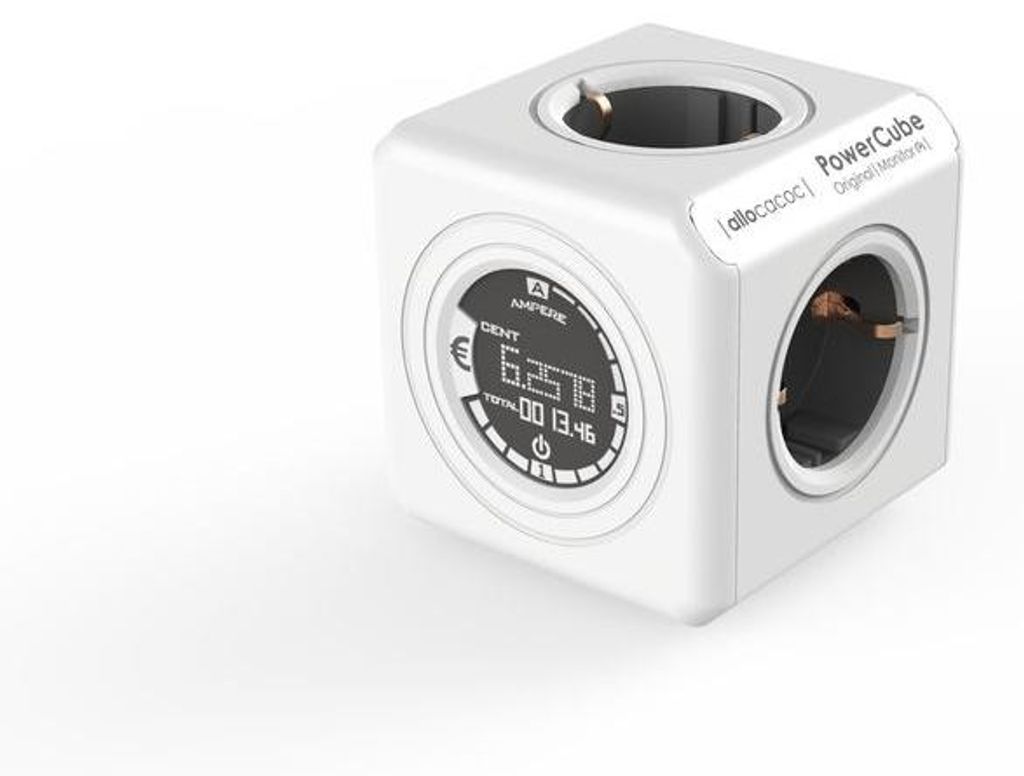 allocacoc PowerCube Original Monitor EU, Reiseadapter & Produktbild 