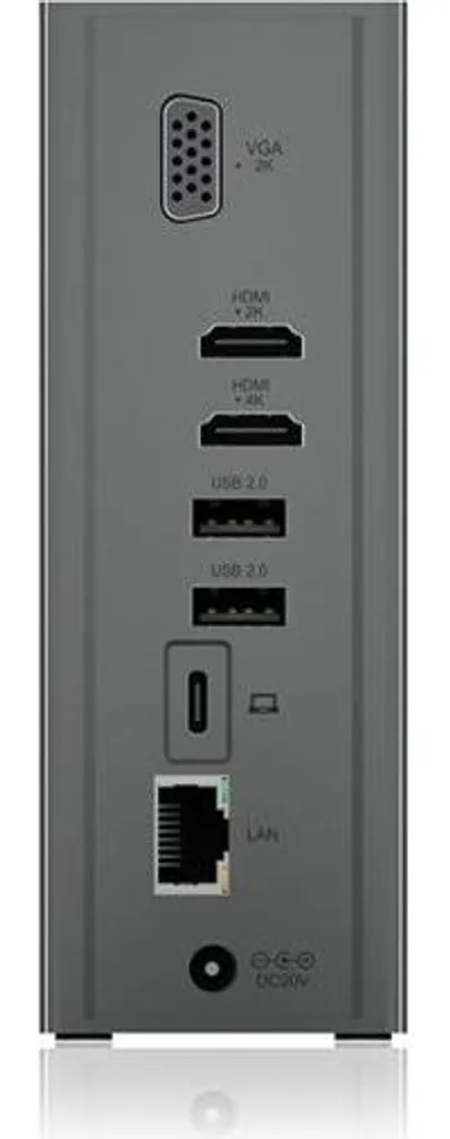 Station accueil pour ordinateur portable RaidSonic double écran 4K - 15