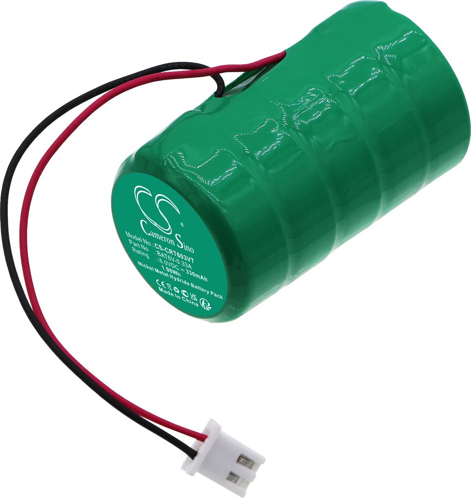 TECHTEK Akku Kompatibel mit [CQR] Multibox sirens Ersetzt BAT6V-0.33A