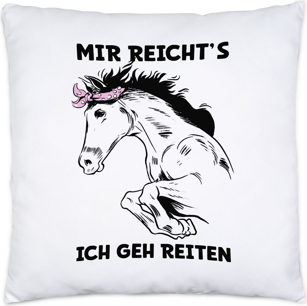 Mir Reichts Ich Geh Reiten Kissen Pferd Hengst Stute Reiten Hobbie Spirit Pferdeliebhaber Pferdeflüsterer Modern