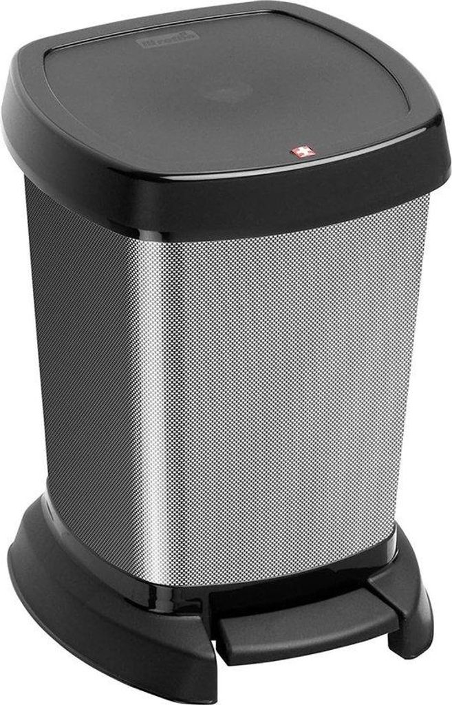 Kunststoffmüllbehälter 6l BPA-frei schwarz