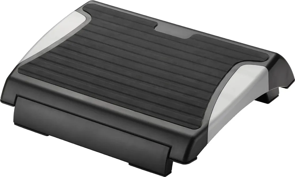 Repose-pieds avec tapis antidérapant gris et noir Modèle Ergonomique 1