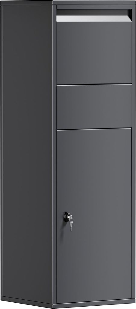 Wiltec Paketkasten Anthrazit 460 x 450 x 1400 mm, Paketbox Produktbild 