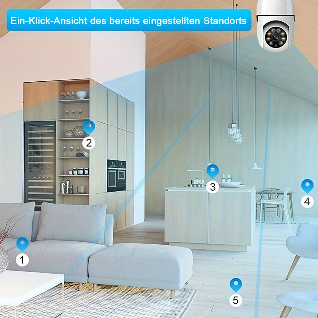 BOYKEEP Überwachungskamera Sicherheitskamera 1080P 5 GHz Produktbild 7