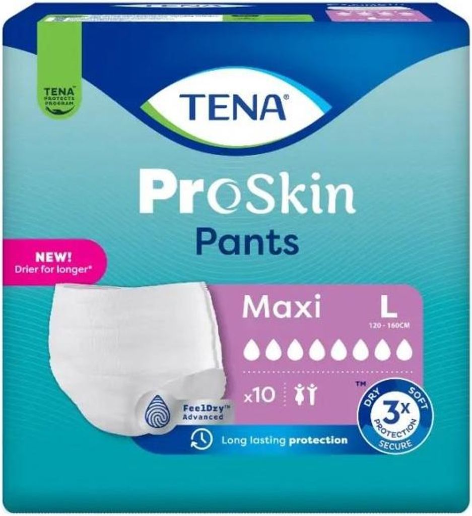 Tena Proskin Pants Maxi Large - 4 paquets de 10 protections Image du produit 