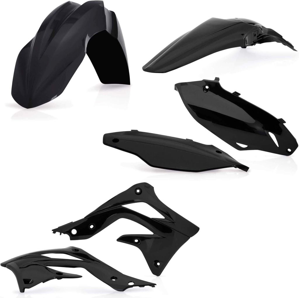 ACERBIS 6-teiliges Verkleidungskit Schwarz für KAWASAKI KX 450 F