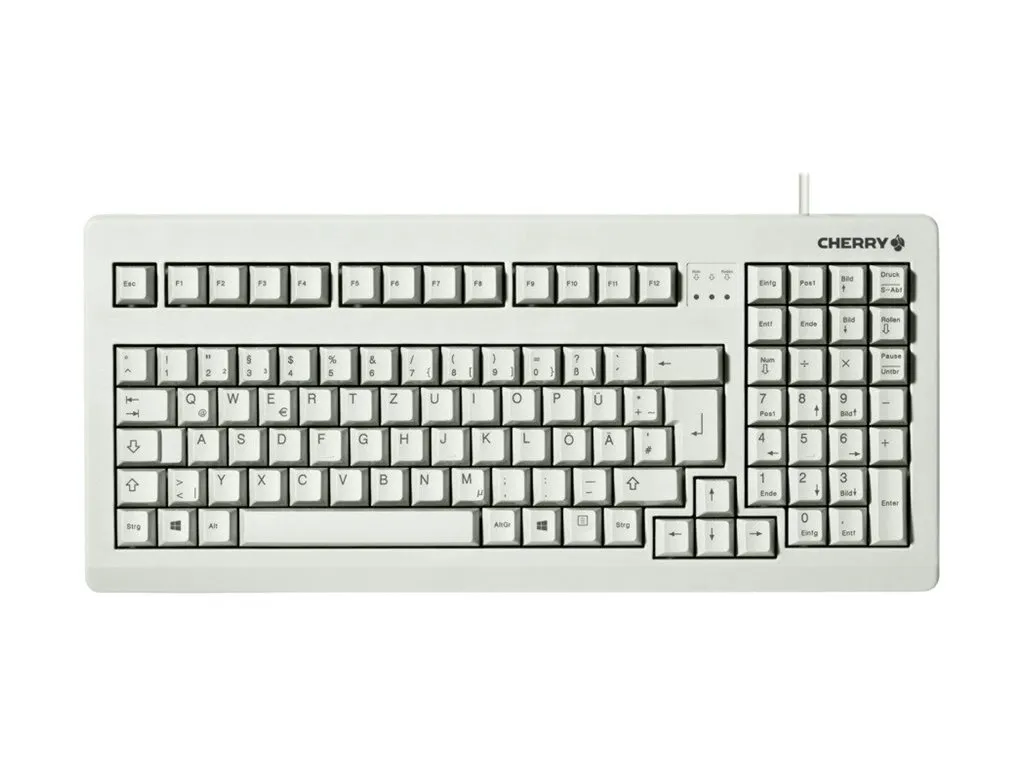 Clavier Cherry G80-1800 Haute Précision Switches Gold Crosspoint Noir