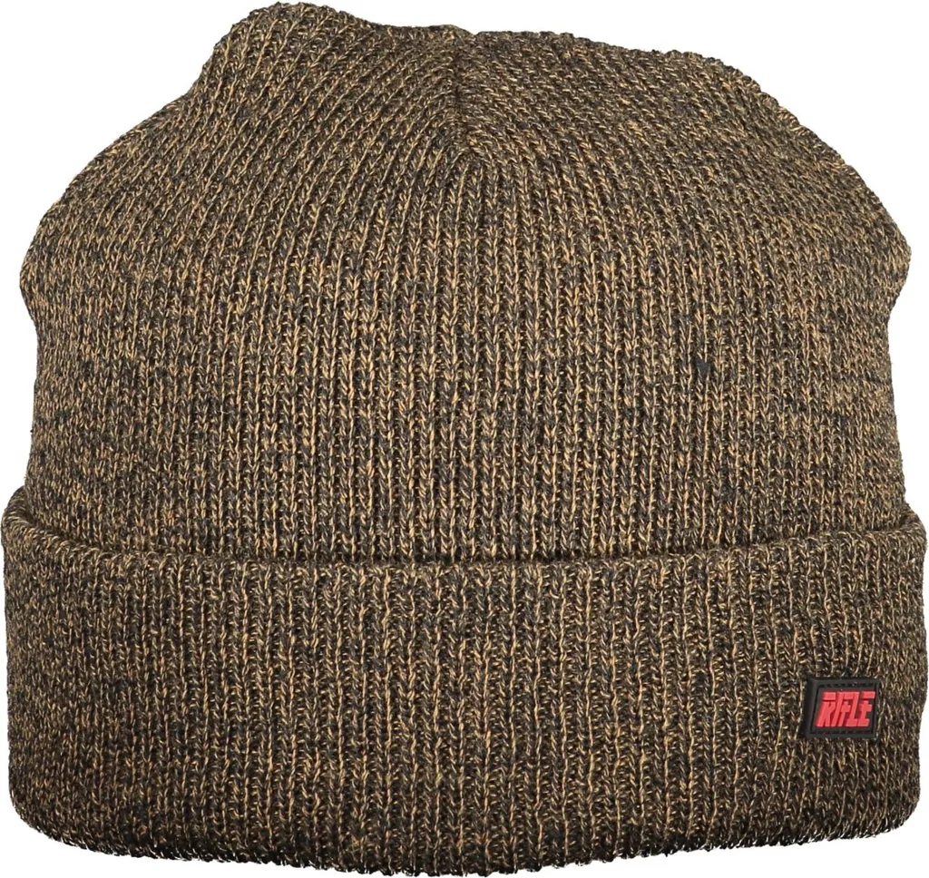 Gilet en maille marron pour homme avec application et finitions soignées