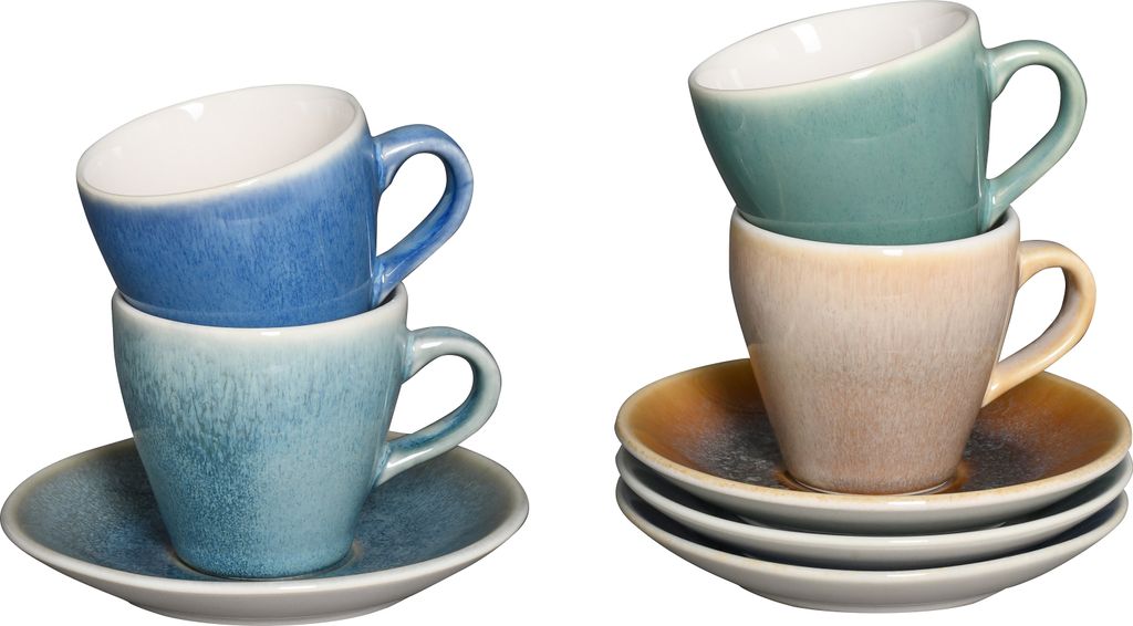 CreaTable, 24043, Caldera Mix, Espresso-Set 8-tlg, Produktbild 