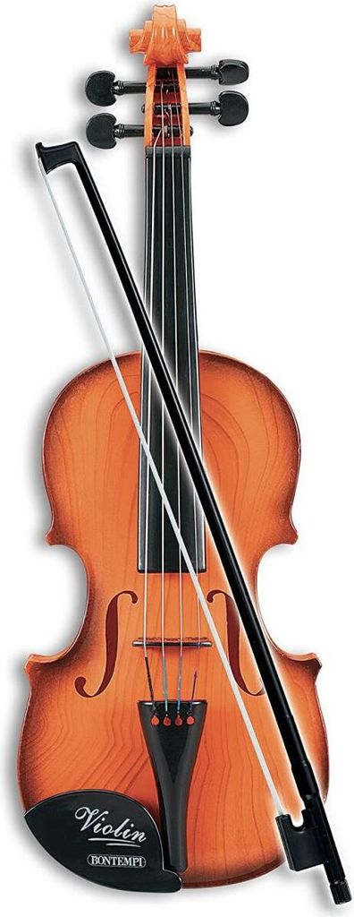 A Bontempi classical children's violin with a bow.