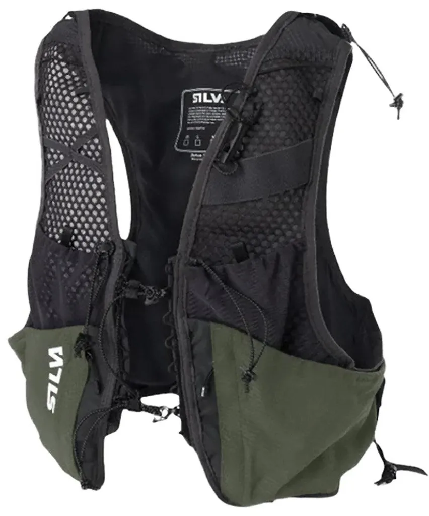 Gilet de running Silva Strive 10 vert taille L pour trail et course