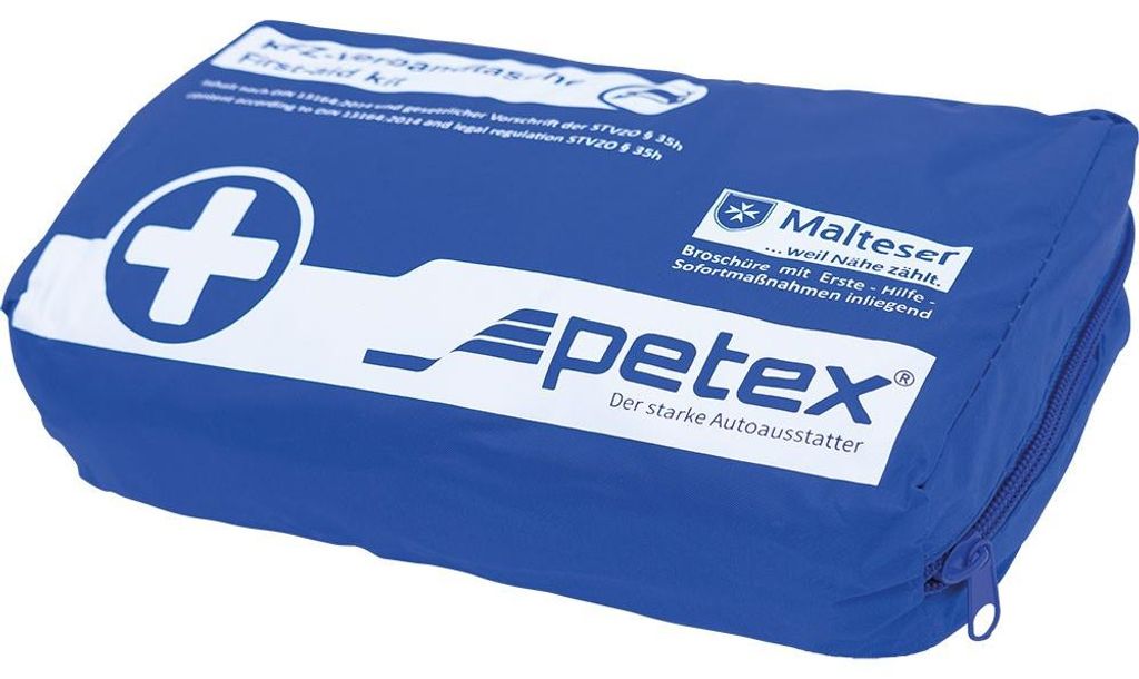 Petex KFZ Erste Hilfe Set Verbandskasten mit Verbandkasten Produktbild 