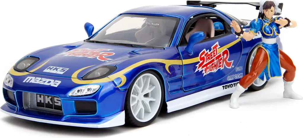 Voiture de Collection Mazda RX7 Street Fighter 1993 JADA - Échelle 1/24