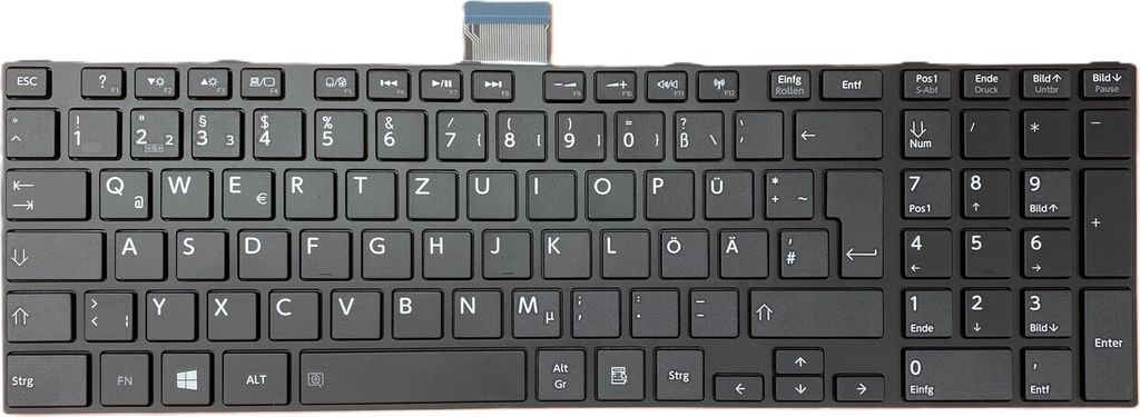 DE - Tastatur Keyboard mit Glänzend Rahmen kompatibel für P/N: 6037B0084614