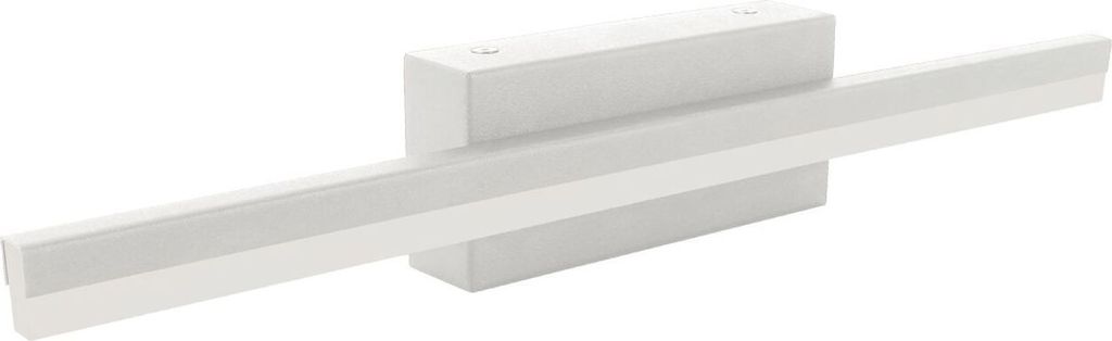 LED Spiegelleuchte Edelstahl B: 40 cm IP44 Weiß länglich 4000 K neutralweiß 600 lm Wandleuchte Badezimmer