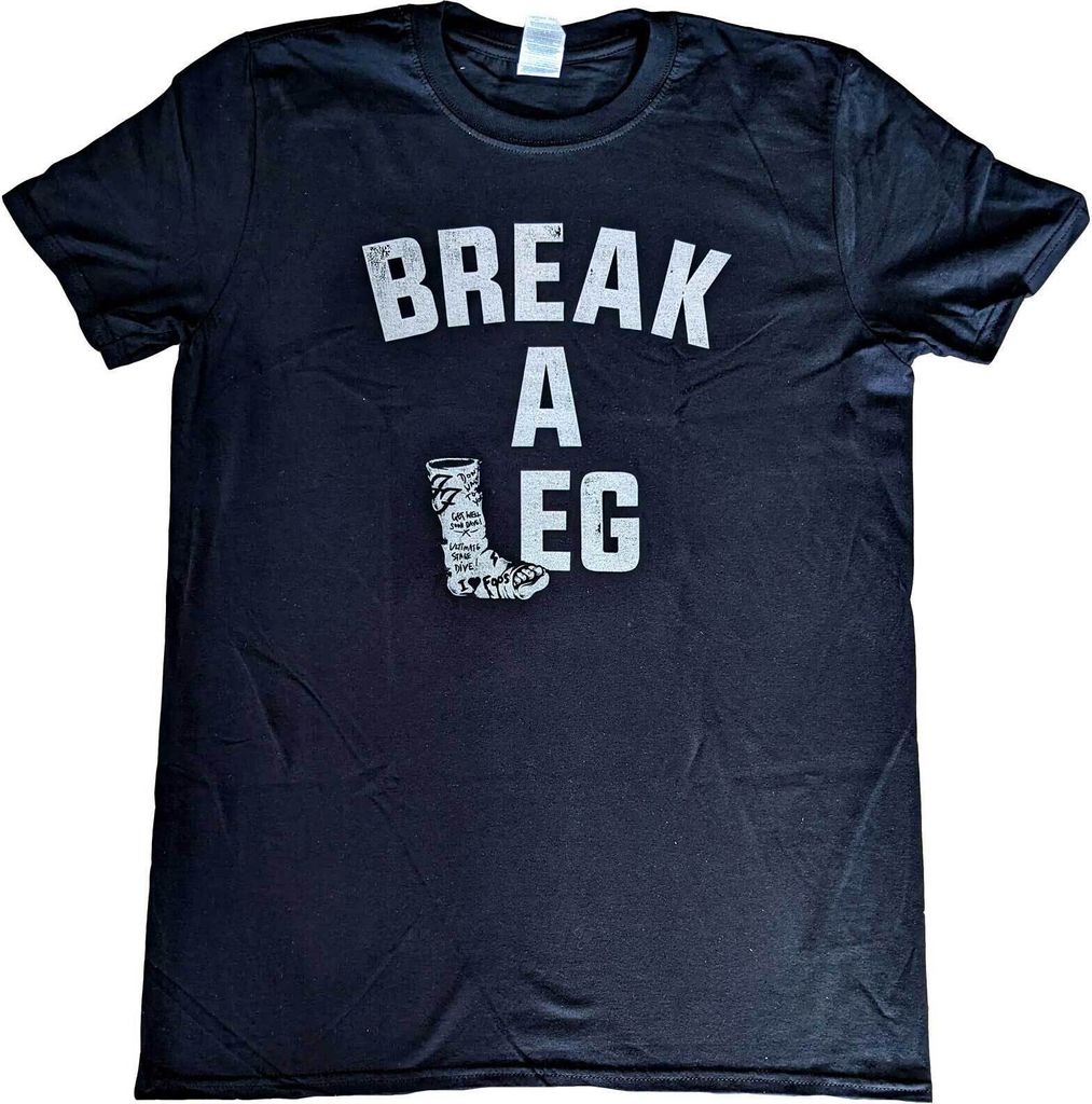 Foo Fighters - "Break A Leg" T-Shirt für Herren/Damen Uni RO5188 (M) (Schwarz)