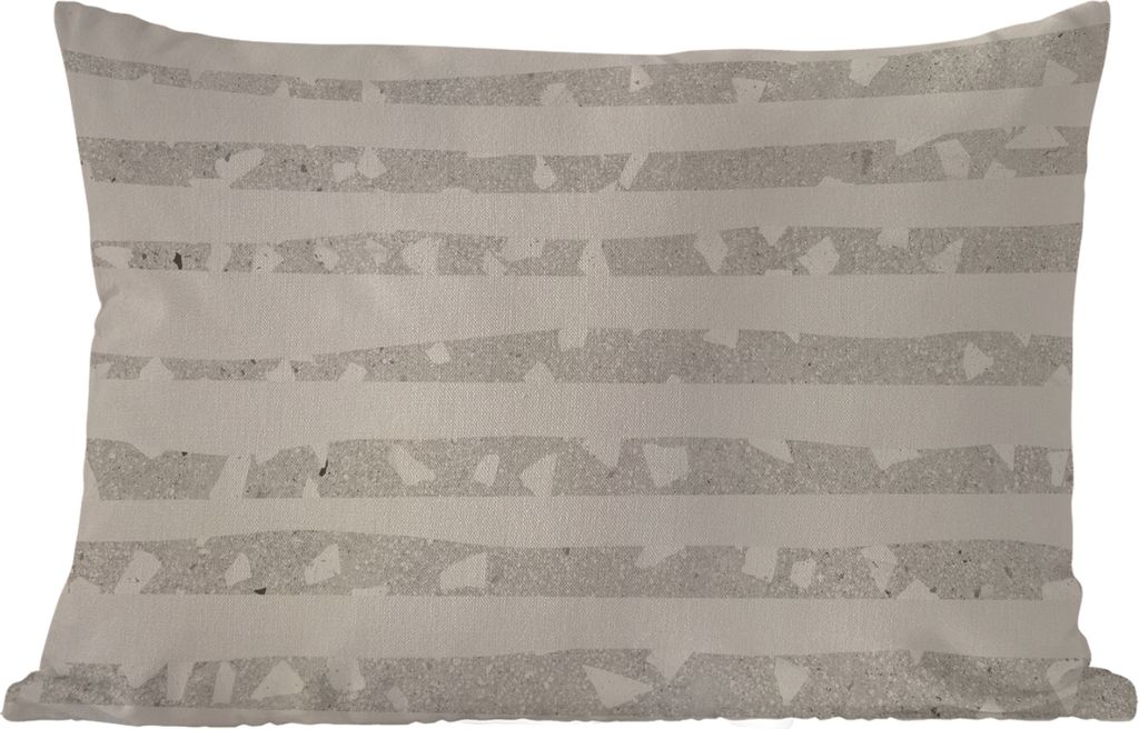 MuchoWow Outdoor Kissen - Terrazzo - Terrasse - Pastell - 60x40 cm - Wetterfest - Lounge Kissen - Zierkissen - Kissen für Innenräume