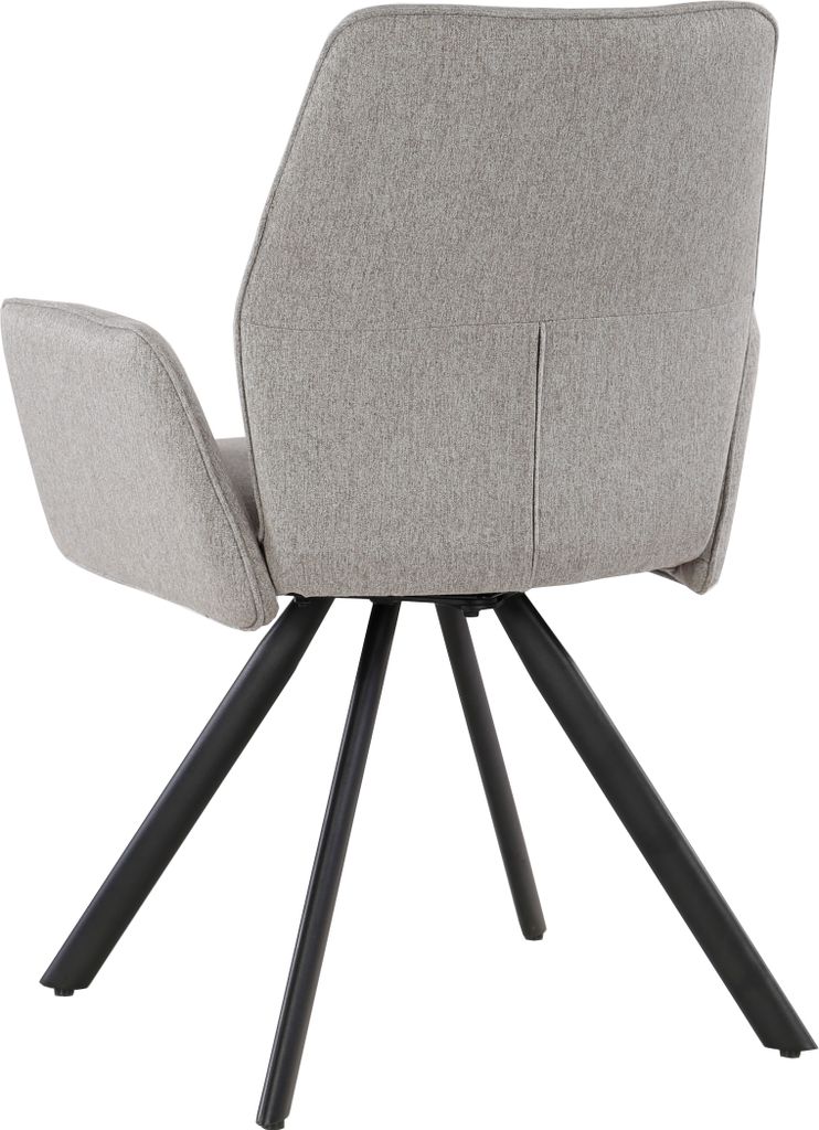 Livingfurn - Esszimmerstuhl Diana Stoff / Beschichteter Produktbild 7
