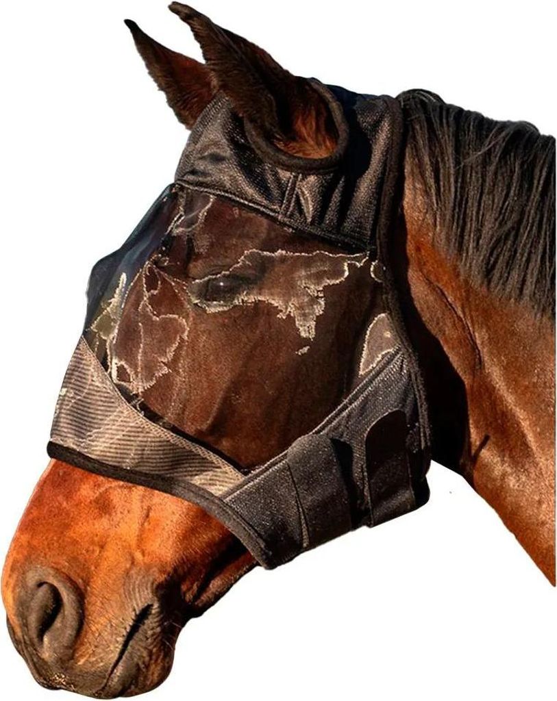 Harry ́s Horse Flyshield No Ears Fliegenmaske Schwarz M Schwarz M
