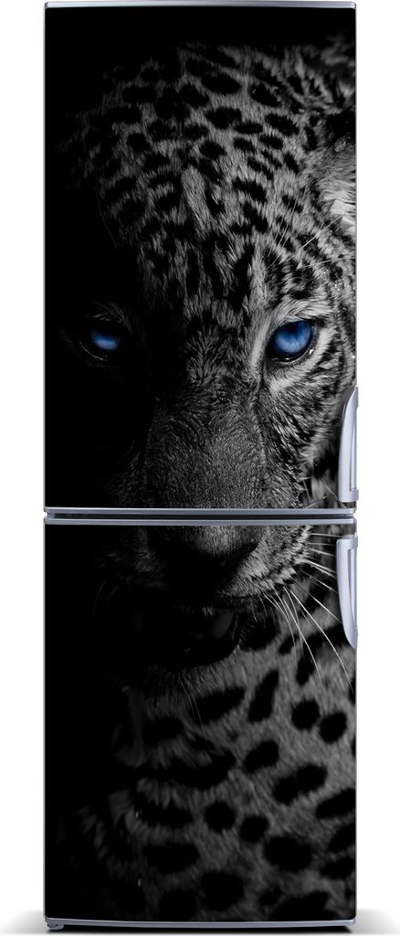 Tulup Kühlschrankdekoration - Magnetmatte - 60 cm x 180 cm - Magnet auf dem Kühlschrank - Leopard