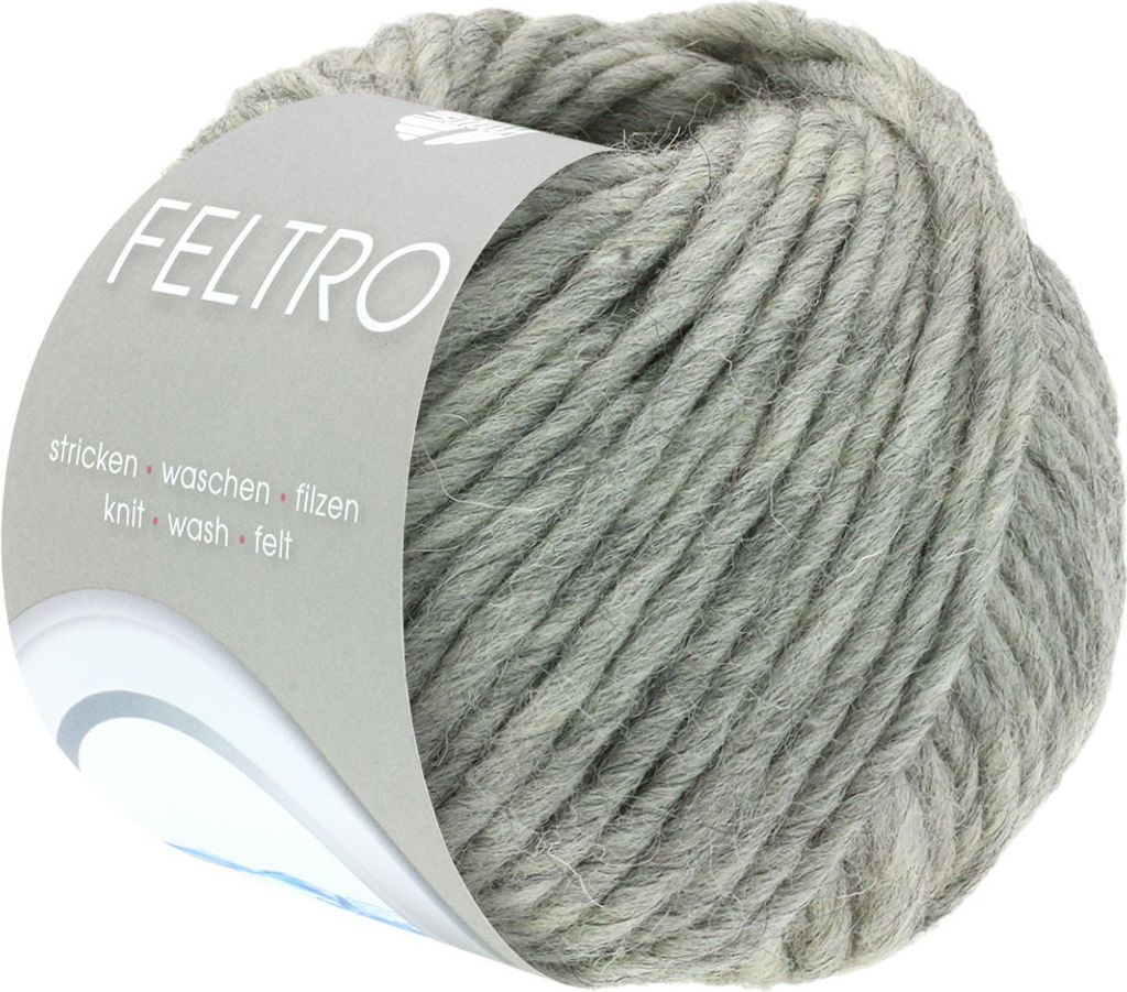 Lana Grossa FELTRO UNI 50 g moderne Filzwolle in 51 Farben Produktbild 