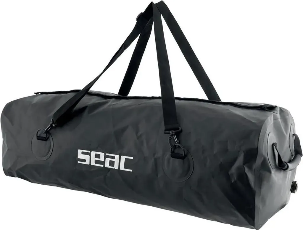 Seacsub U-boot 100L Sac de plongée étanche Noir Idéal pour Équipement