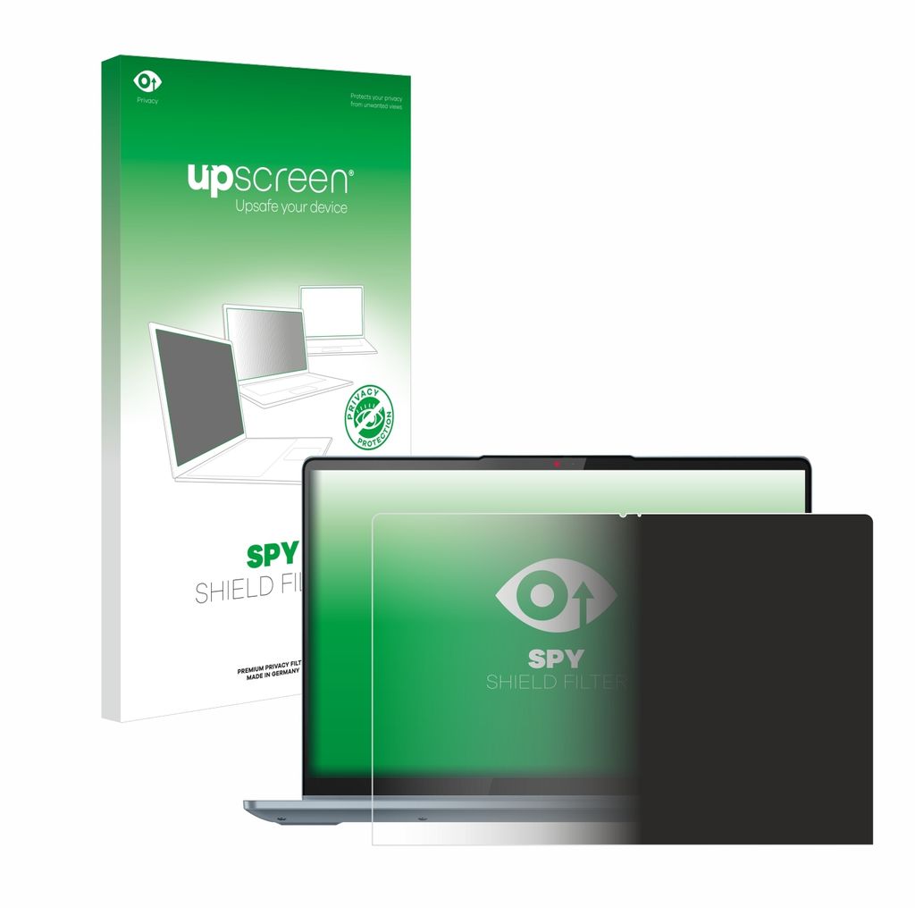 upscreen Blickschutzfilter für Lenovo IdeaPad 5i 2-in-1 Gen 9 14" Anti-Spy Privacy Filter Sichtschutz Blaulicht-Schutz