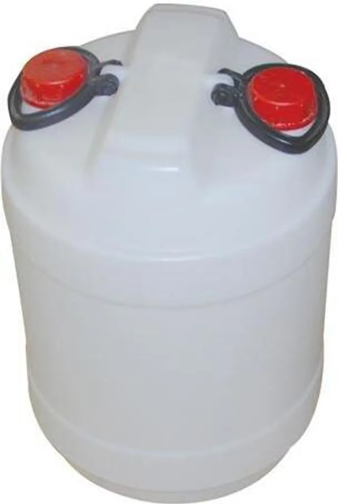 Double récupérateur d'eau 40L avec robinets - Plastique vert durable