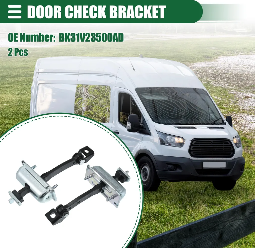 Arrêt de Porte Ford Transit MK8 2014-2021 BK31V23500AD Métal Argent 2Pcs