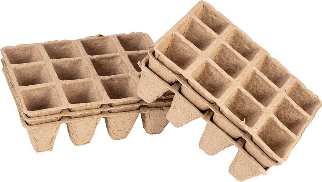 VERTO Rozsadniki torfowe małe (3x4 otwory) 16 x 12 x 4.5 Zdjęcie produktu 