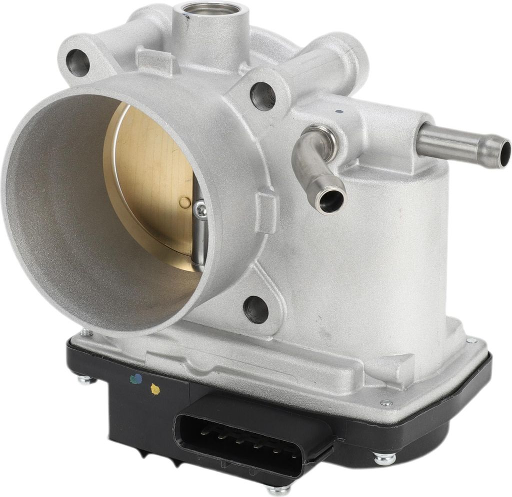 Drosselklappenbaugruppe, 60mm Drosselklappenaktuator Nr. MN135985 für Mitsubishi Eclipse Galant 2004-2012 2.4L Aluminiumlegierung Schwarz, 1 Stk