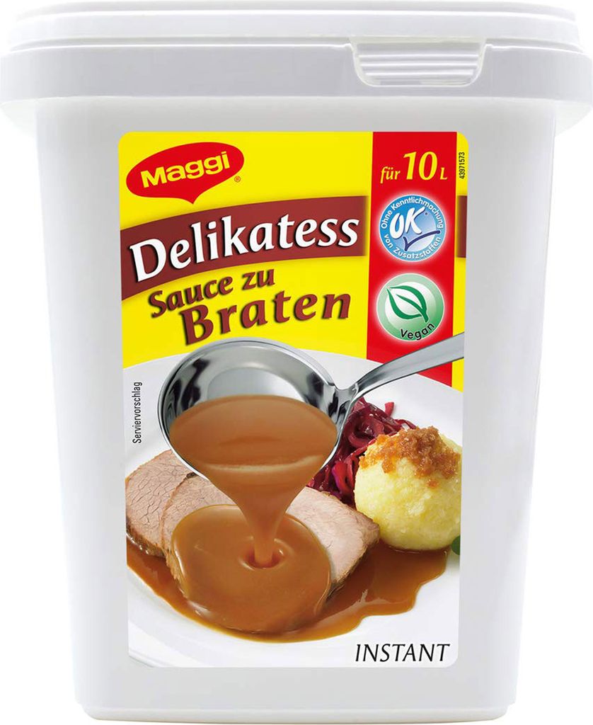 Maggi Delikatess Sauce zu Braten Großpackung für Gastro 900g