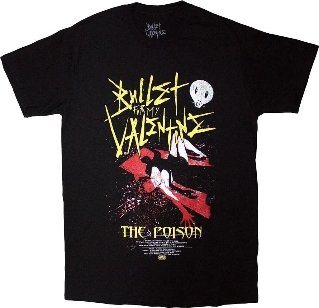 T-shirt BFMV The Poison noir en coton premium avec manches longues