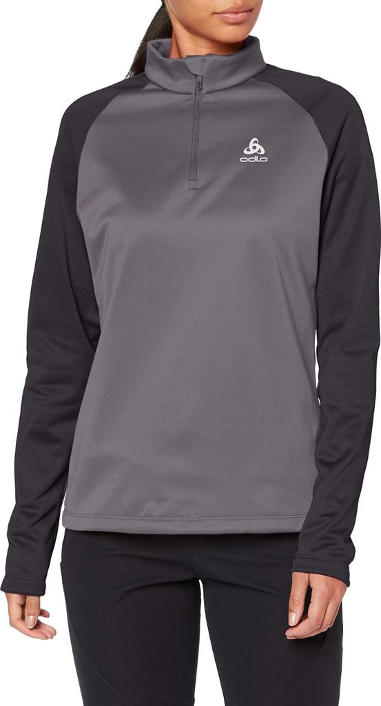 ODLO MIDLAYER 1/2 ZIP PLANCHES 10493 odlo graphite grey - bla L