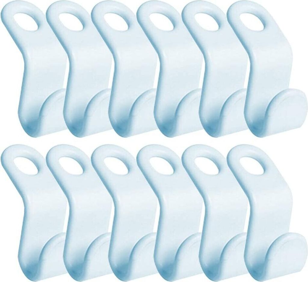 WYAN Kleiderbügel-Verbindungshaken, 56 Stück, 1,65 x 0,75 Zoll, platzsparend, Kleiderbügelhaken, für Kleiderbügel, zum Verbinden von Kleiderb...