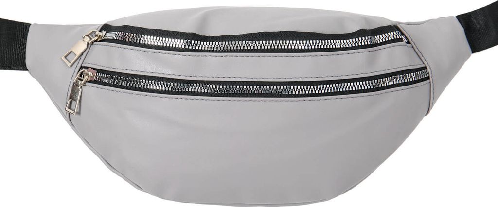 Leoberg Bauchtasche in verschiedenen Farben und Designs - Gürteltasche für Damen und Herren in 308135-Grau-20
