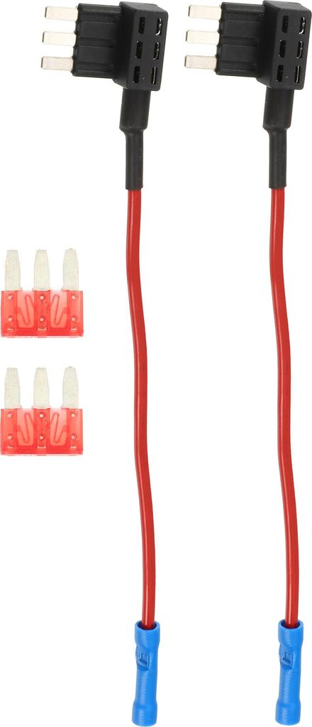 2 Stk.Sicherung Hahn Kit mit 2 Stück 10A Micro 3 ATL Klinge Typ Sicherung