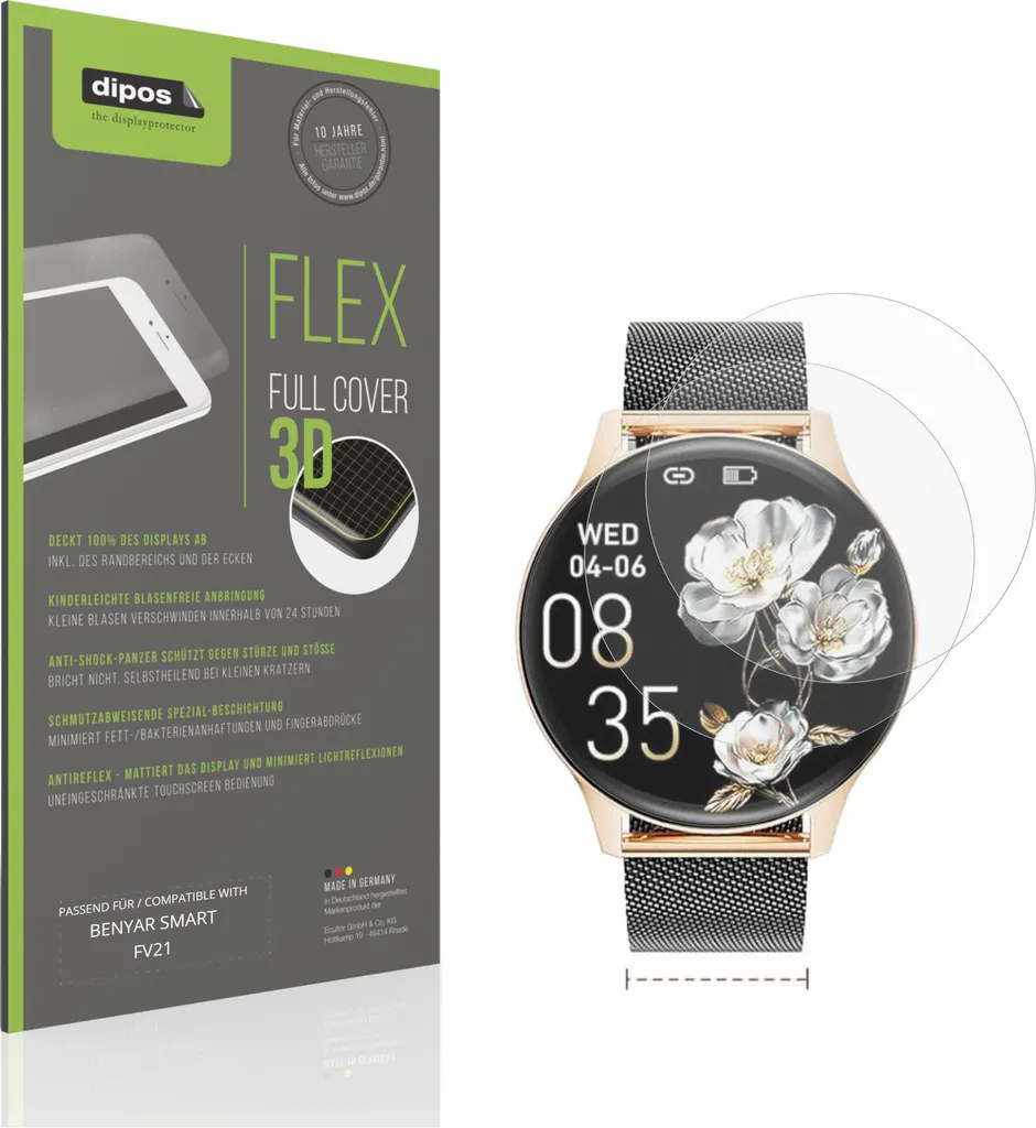 2x Pellicola BENYAR SMART FV21 Opaca: Protezione Anti-Shock Definitiva